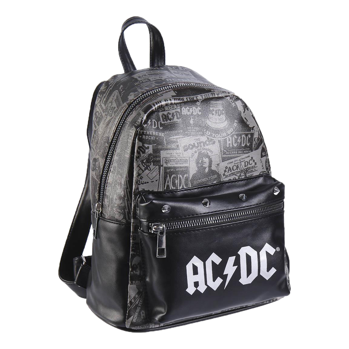 A photo of a AC/DC backpack.