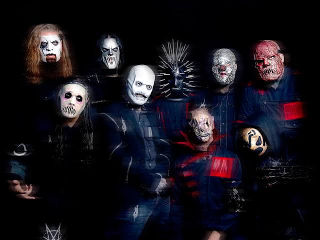 A photo of the band: Slipknot.