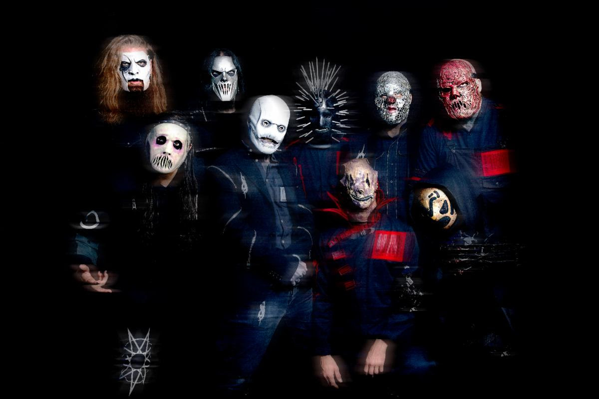 A photo of the band:Slipknot.