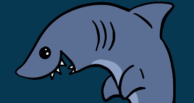 Shortfin Mako Shark illustration