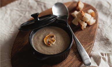 creamy mushroom soup