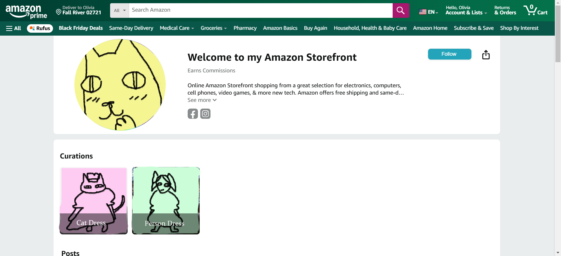 amazon storefront