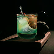 light green cocktail