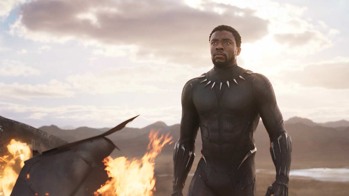 Black Panther (2018) Chadwick Boseman Wakanda Forever digital color grading