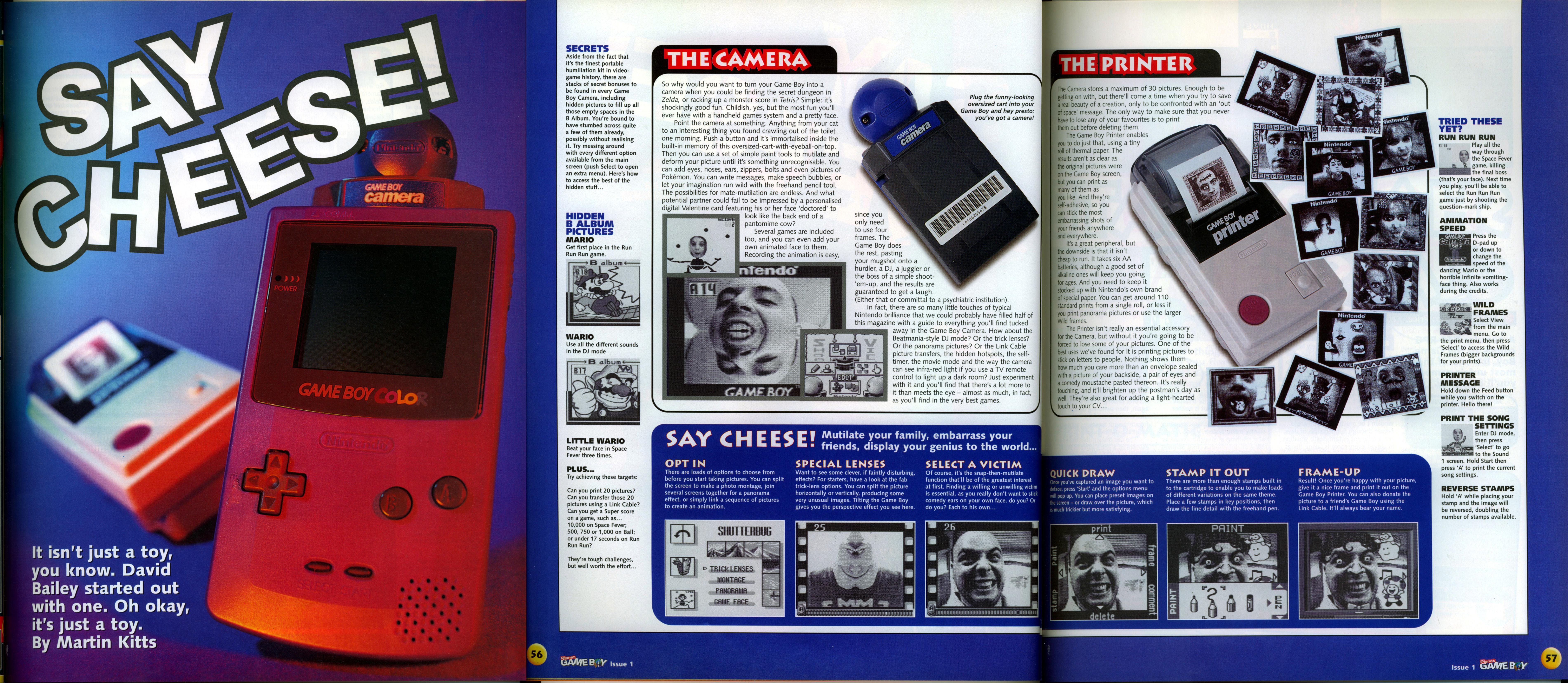 Gameboy Camera Magazine Ad