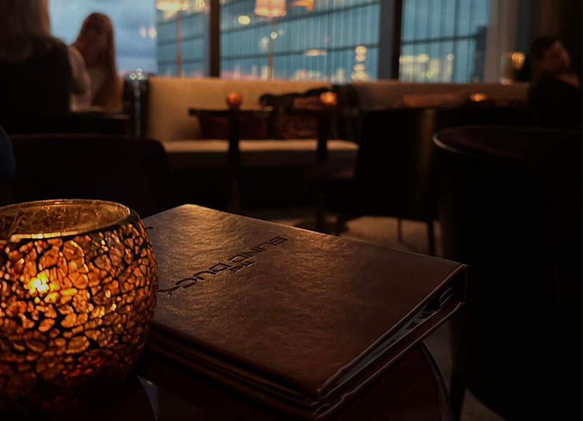 cozy lounge bar